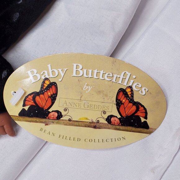 Anne Geddes Baby Butterflies Bean Filled Baby Doll Monarch Butterfly 1998 - Picture 3 of 9
